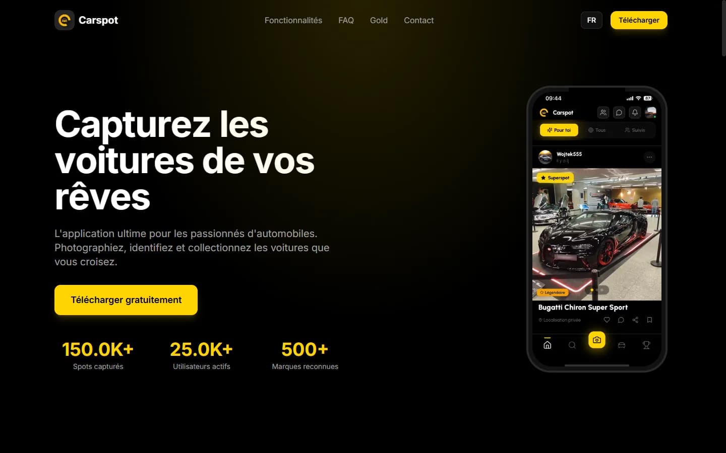Carspot — Car Spotting App