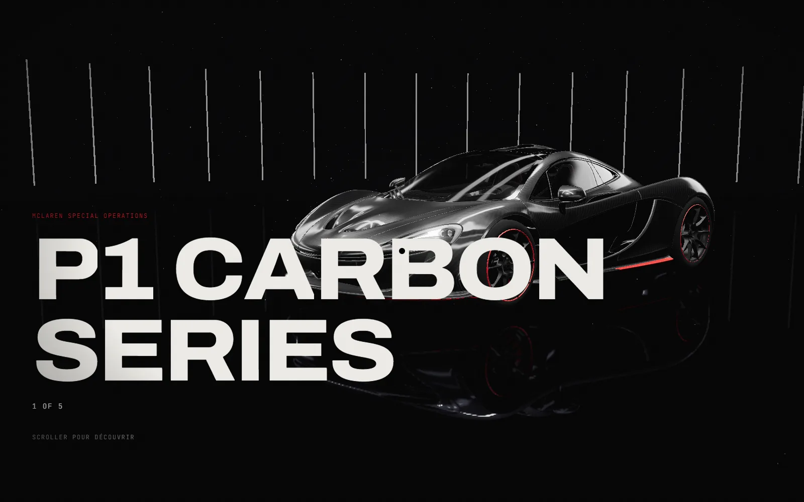 McLaren P1 Carbon Series — 3D Experience